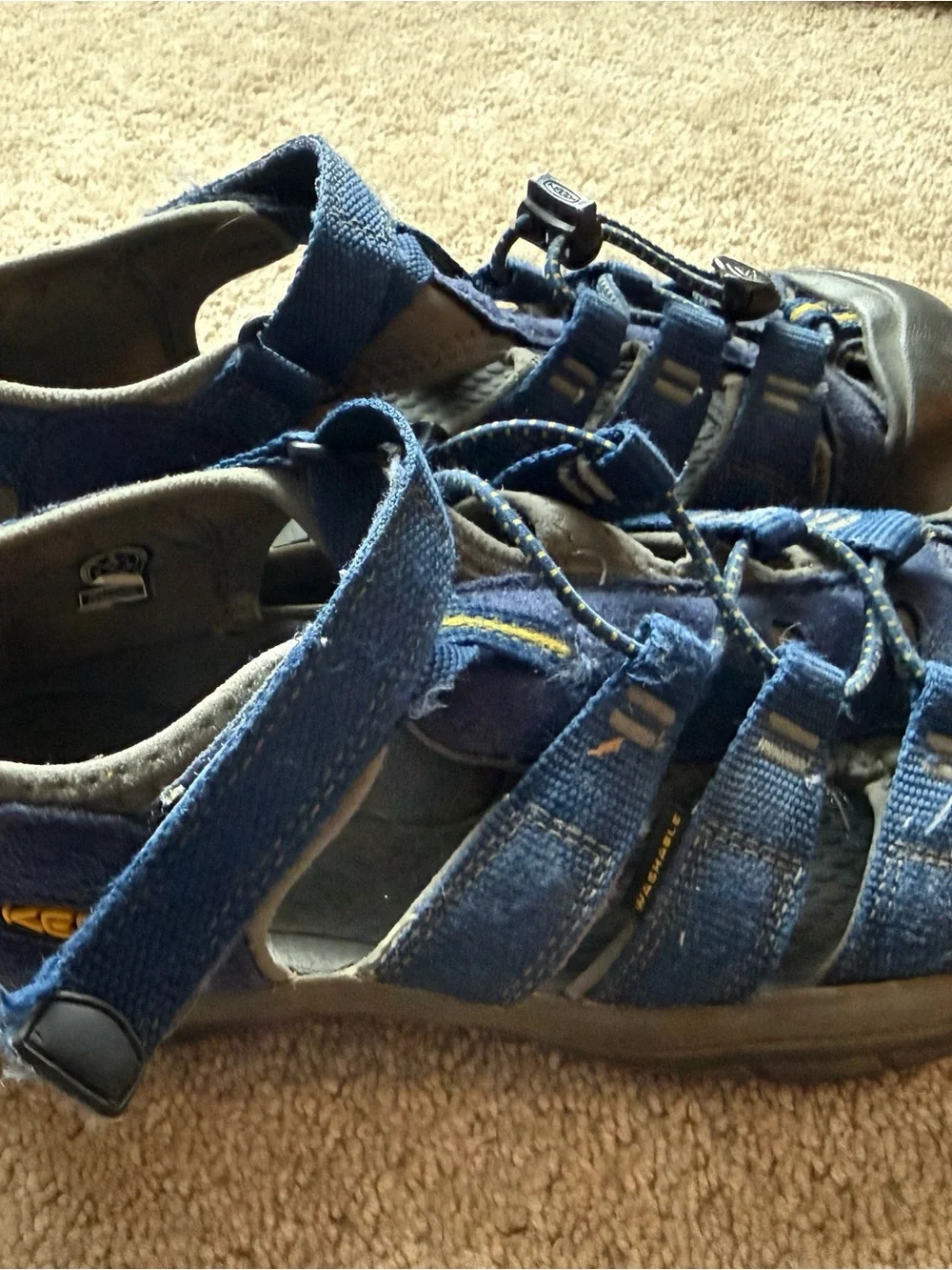 KEEN Kids' Newport H2 Blue Closed-Toe Sandals